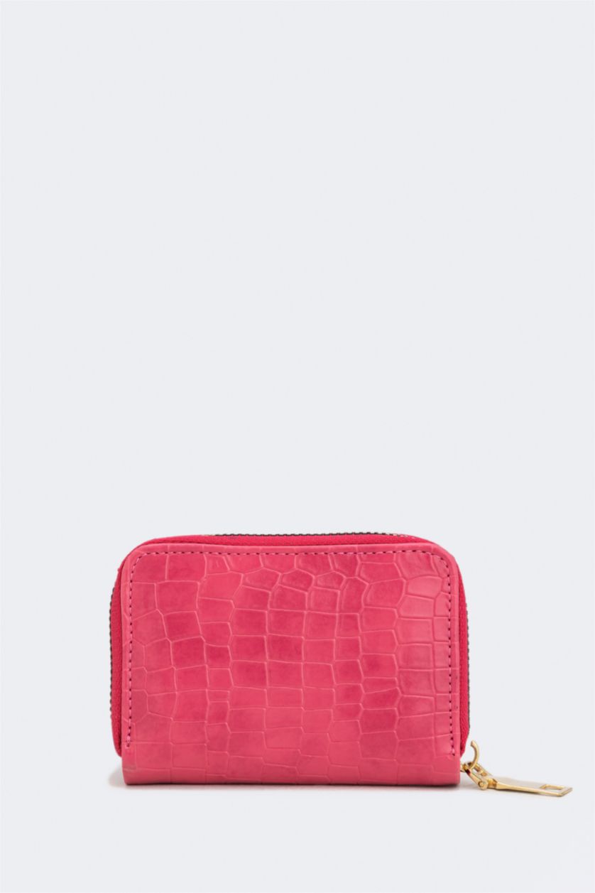 WOMAN Pink Woman Faux Leather Wallets