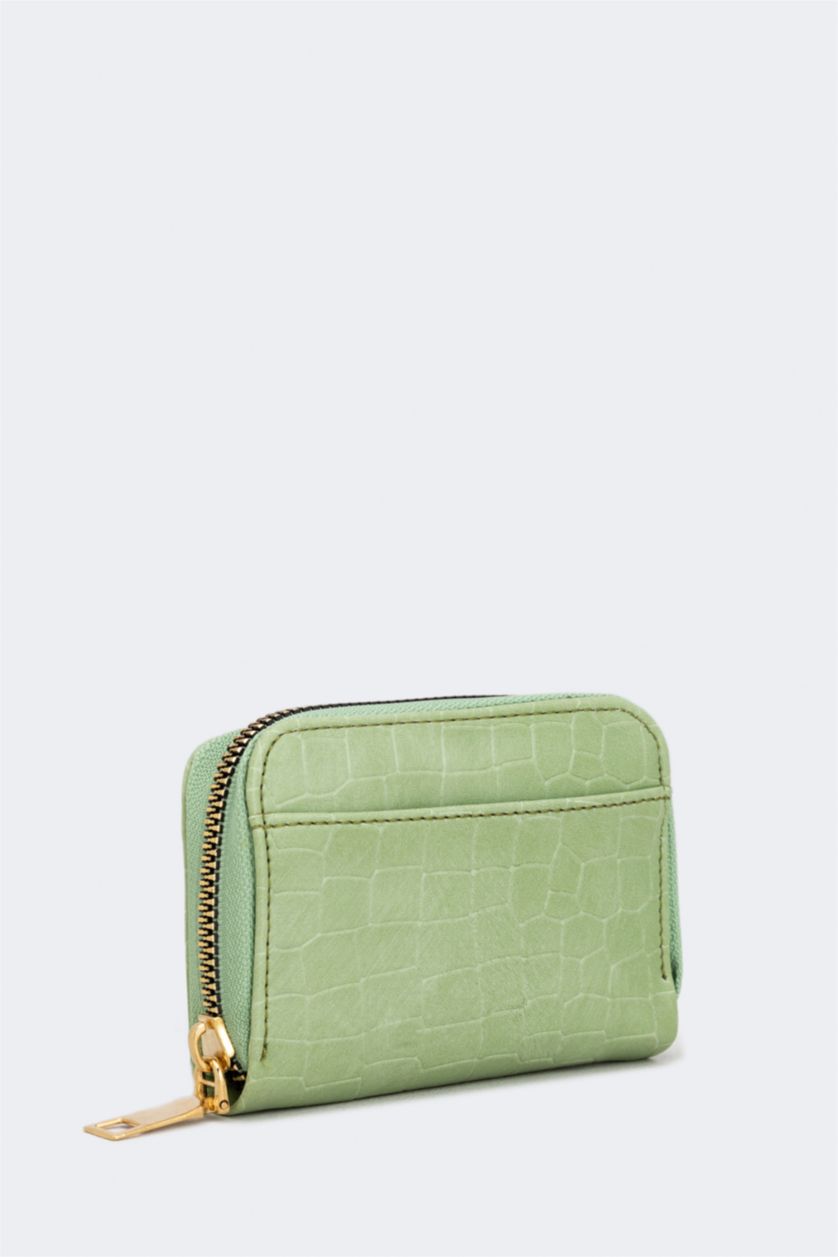 حريمي نعناع محفظة حريمي جلد صناعي أخضر نعناع