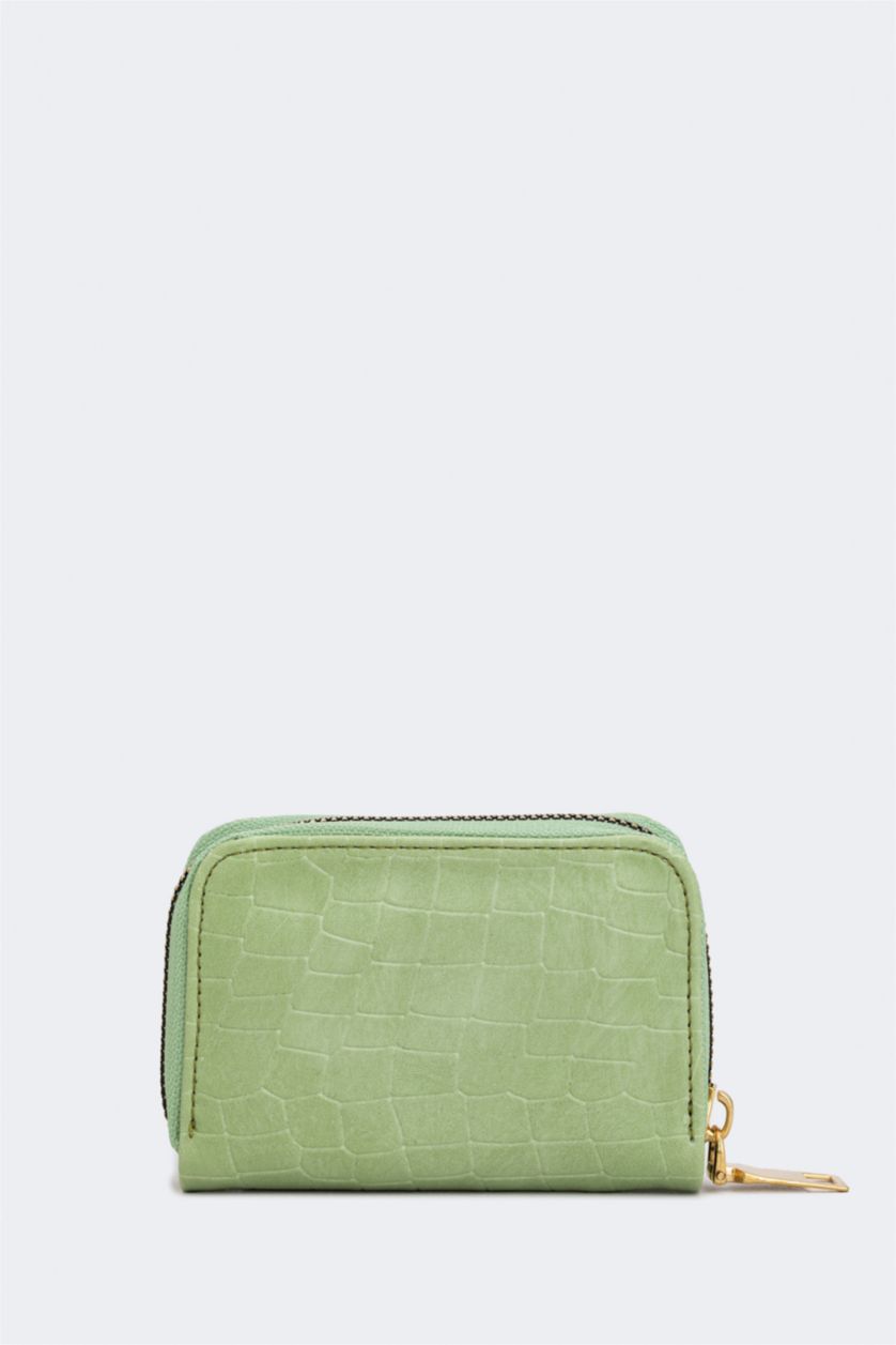 حريمي نعناع محفظة حريمي جلد صناعي أخضر نعناع