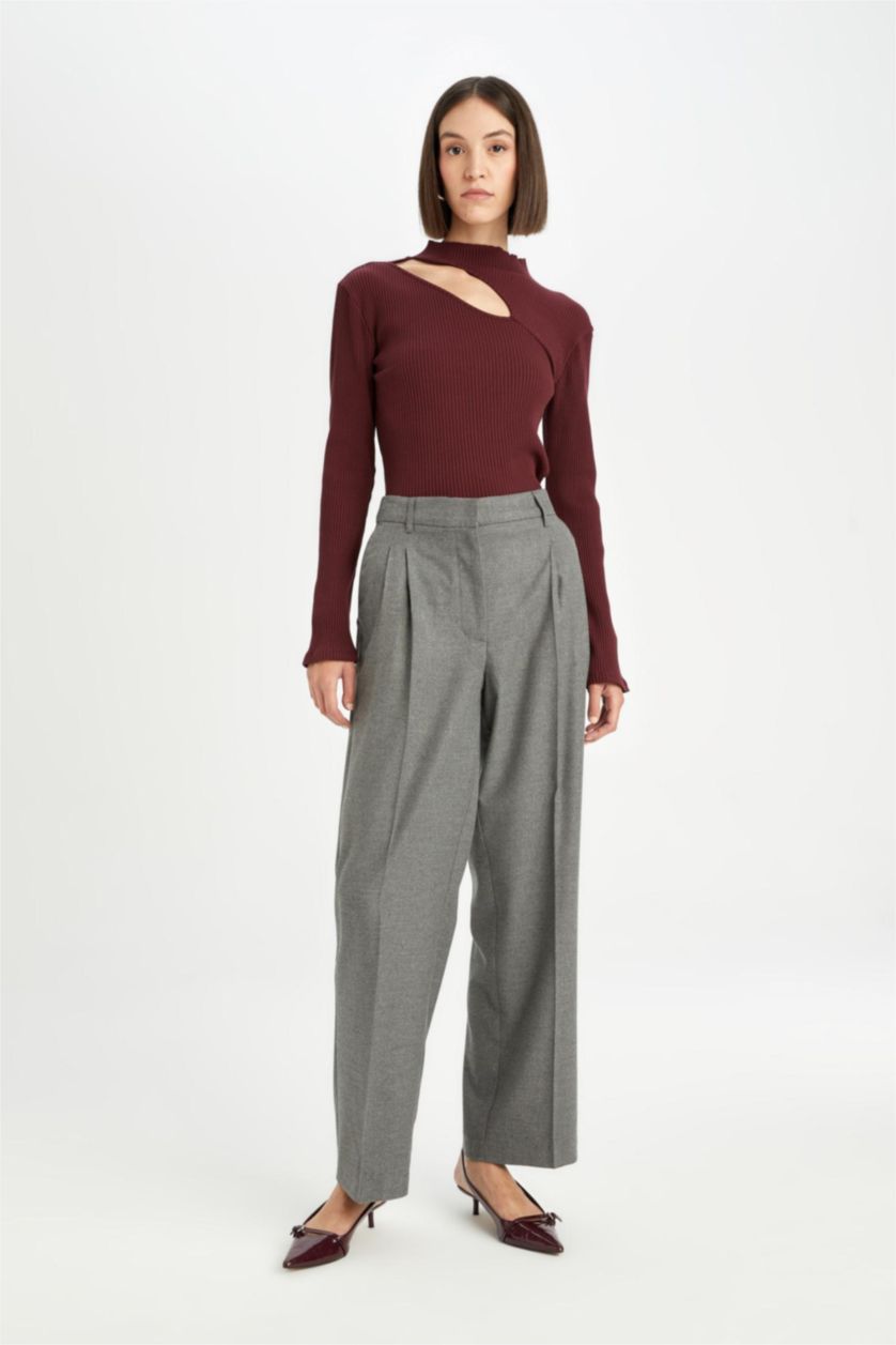 نساء خمري Slim Fit Camisole Long Sleeve T-Shirt