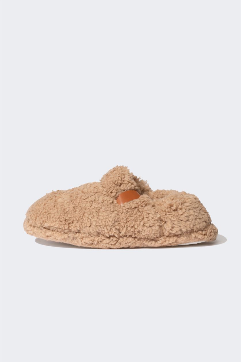 Женщины Коричневый Домашние тапочки для женщин