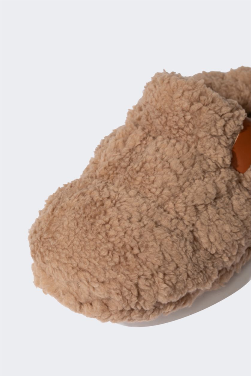 Женщины Коричневый Домашние тапочки для женщин