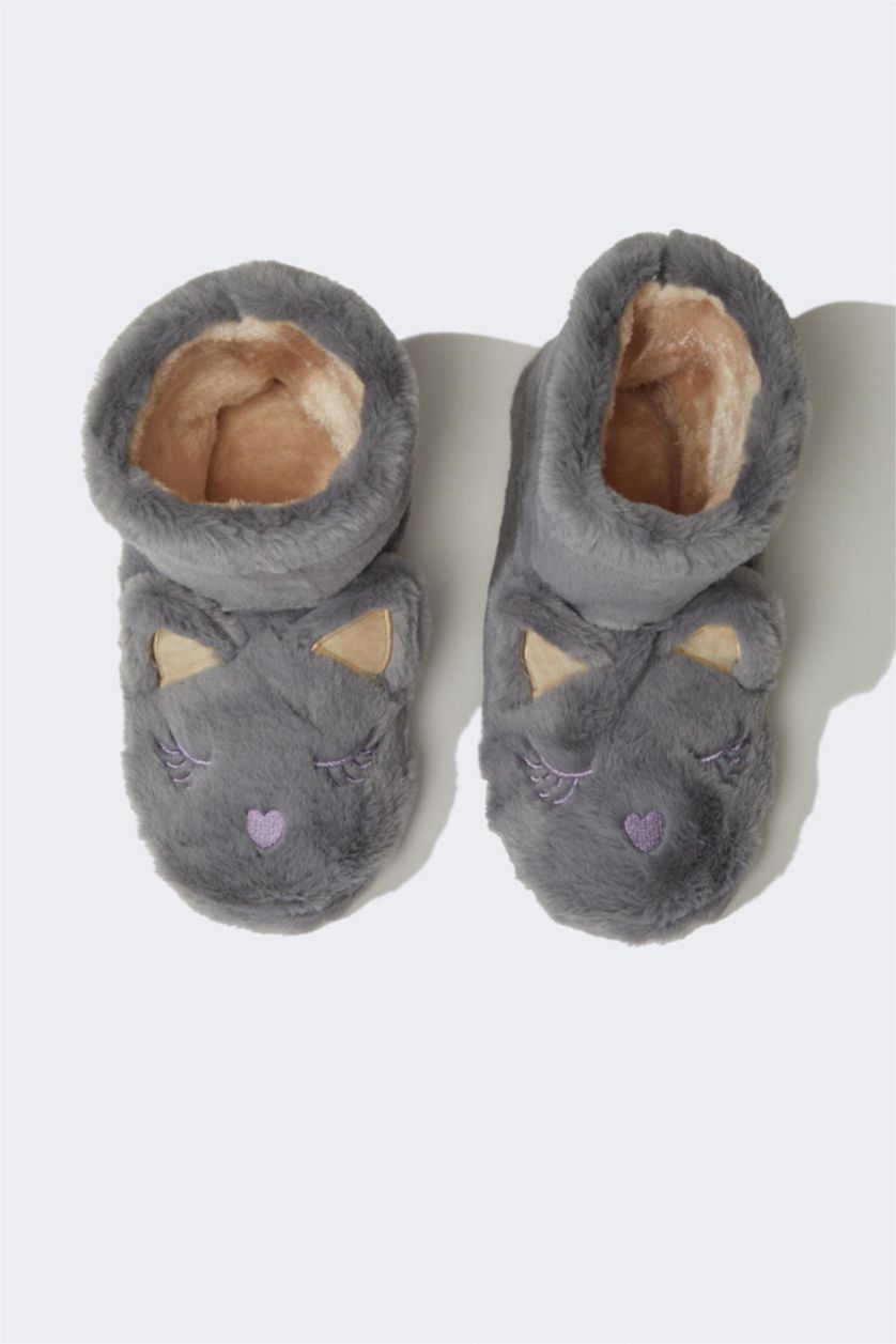 نساء أنثرا بوت منزلي بكعب مسطح