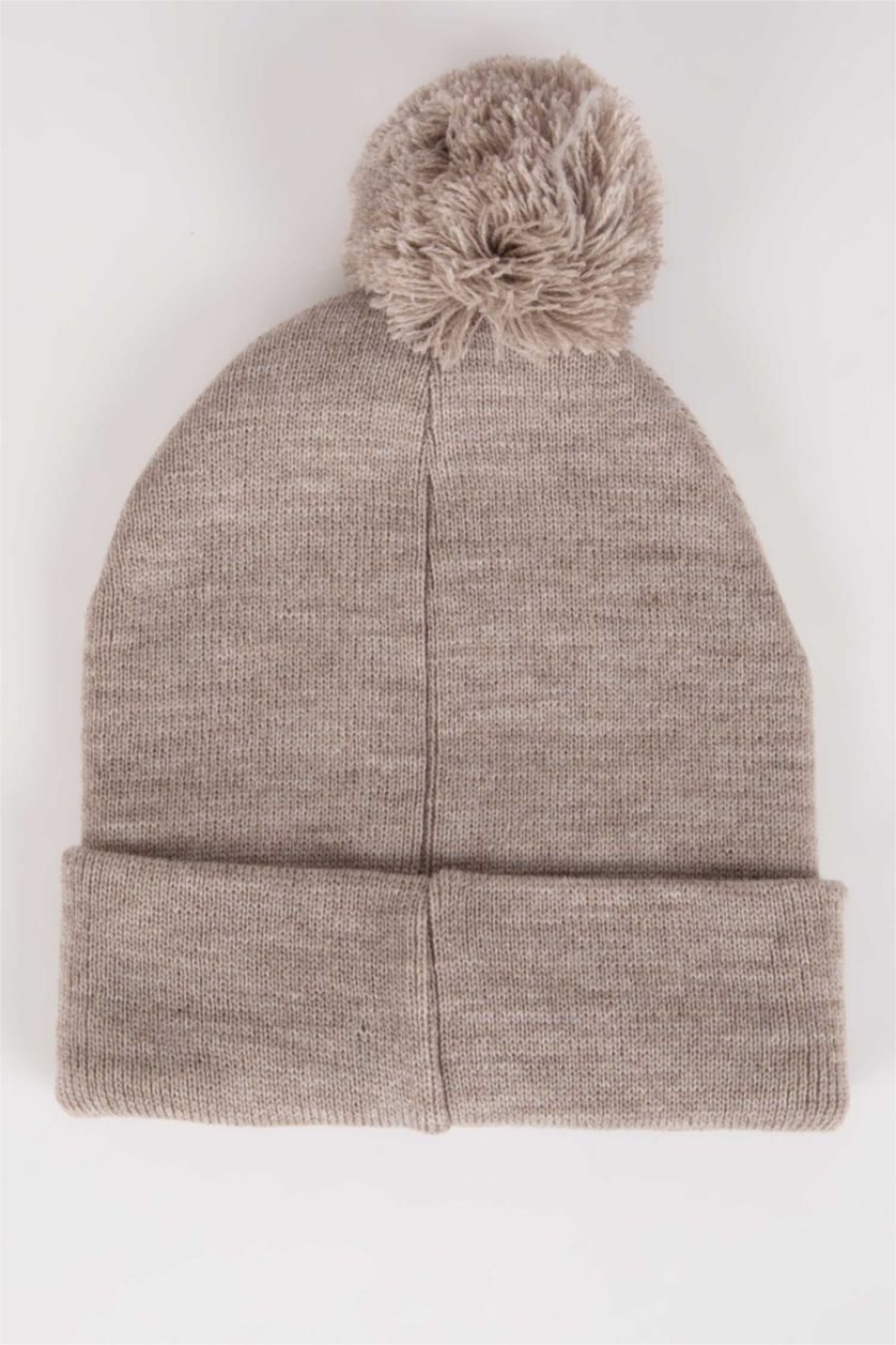 Erkek Çocuk - Genç Erkek Bej Erkek Çocuk 3'lü Triko Atkı Bere Eldiven Takım