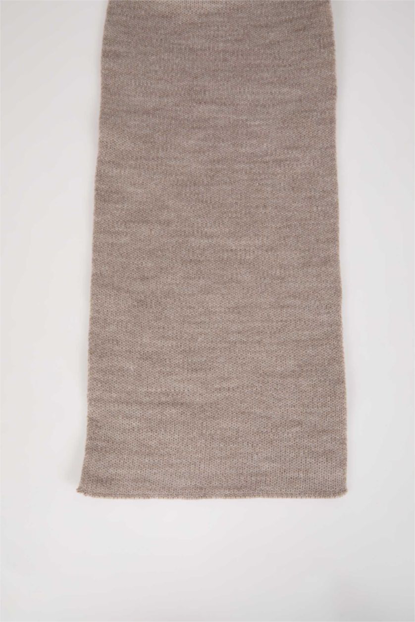 Erkek Çocuk - Genç Erkek Bej Erkek Çocuk 3'lü Triko Atkı Bere Eldiven Takım