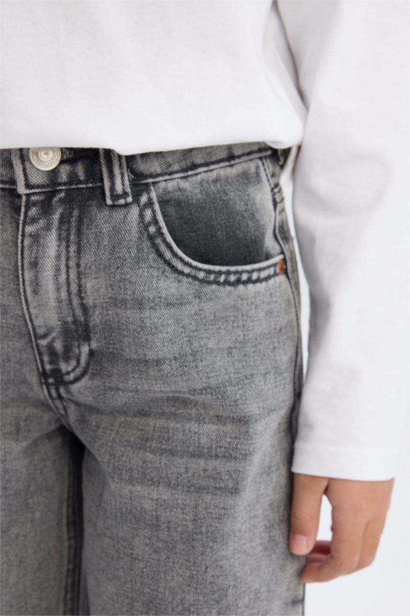 FILLES Gris Clair Pantalon large pour fille