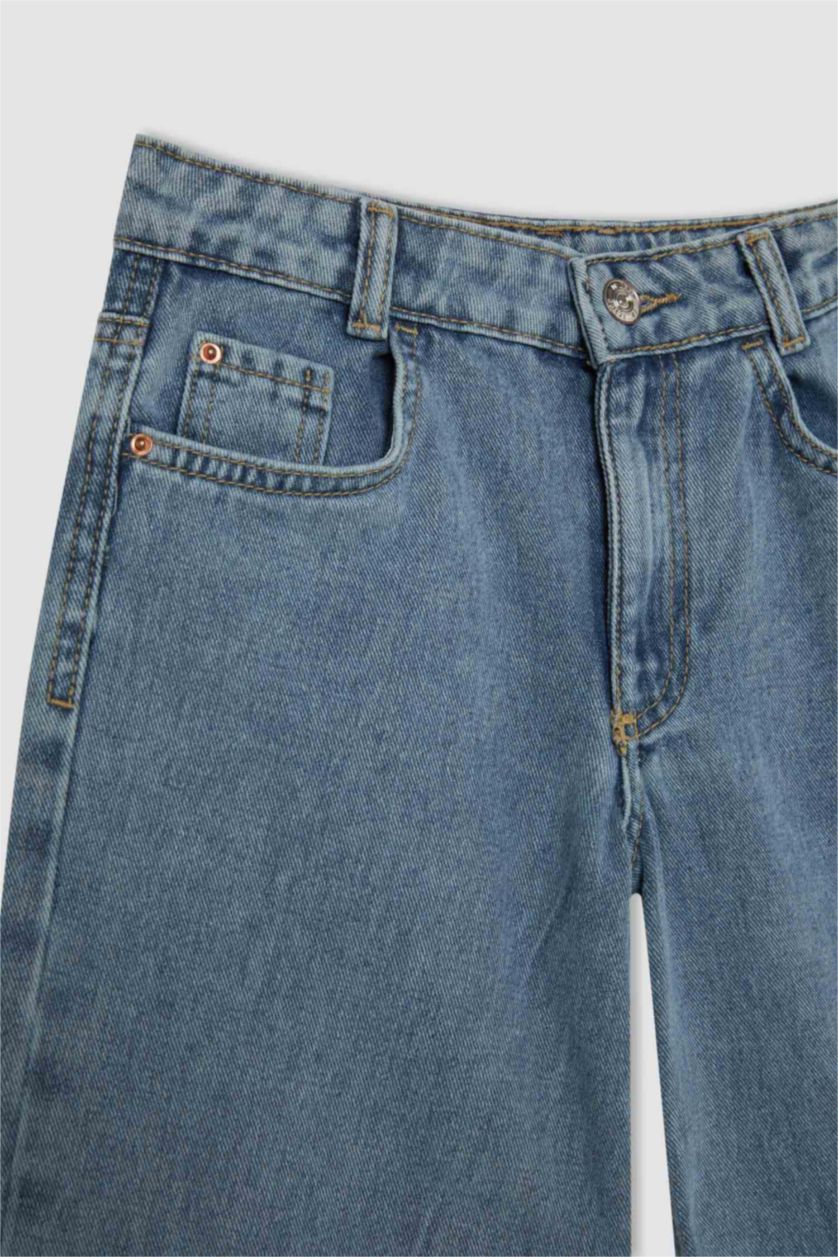 FILLES Bleu Pantalon large pour Fille