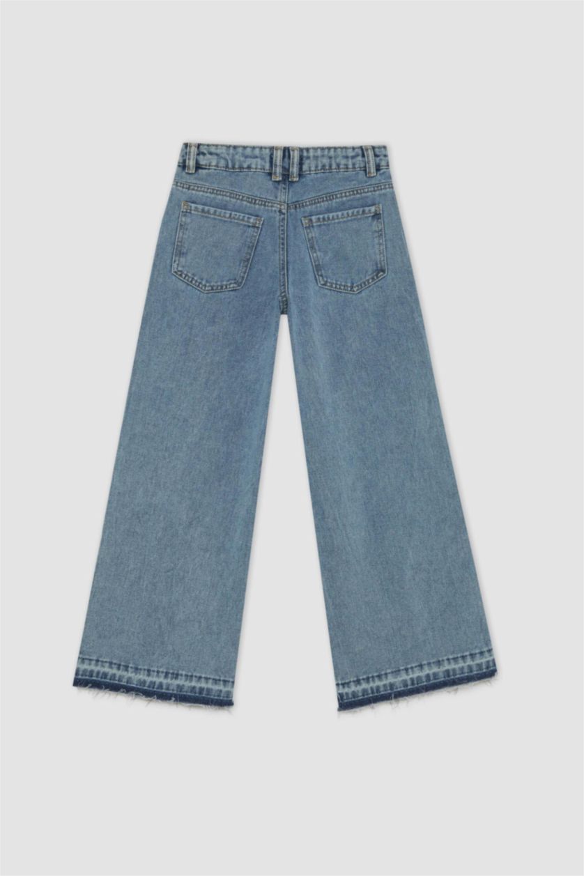 FILLES Bleu Pantalon large pour Fille