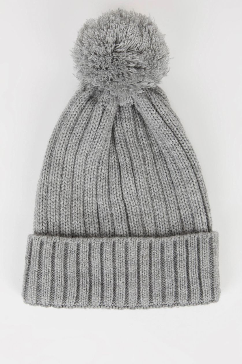 مولود ذكر رمادي طقم وشاح من قطعتين