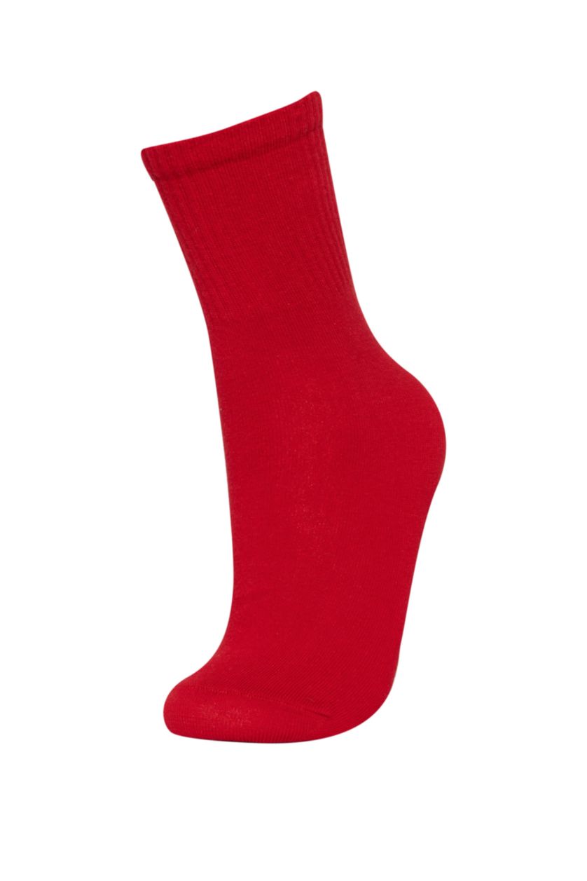 Erkek Kırmızı 2'li Pamuklu Soket Çorap