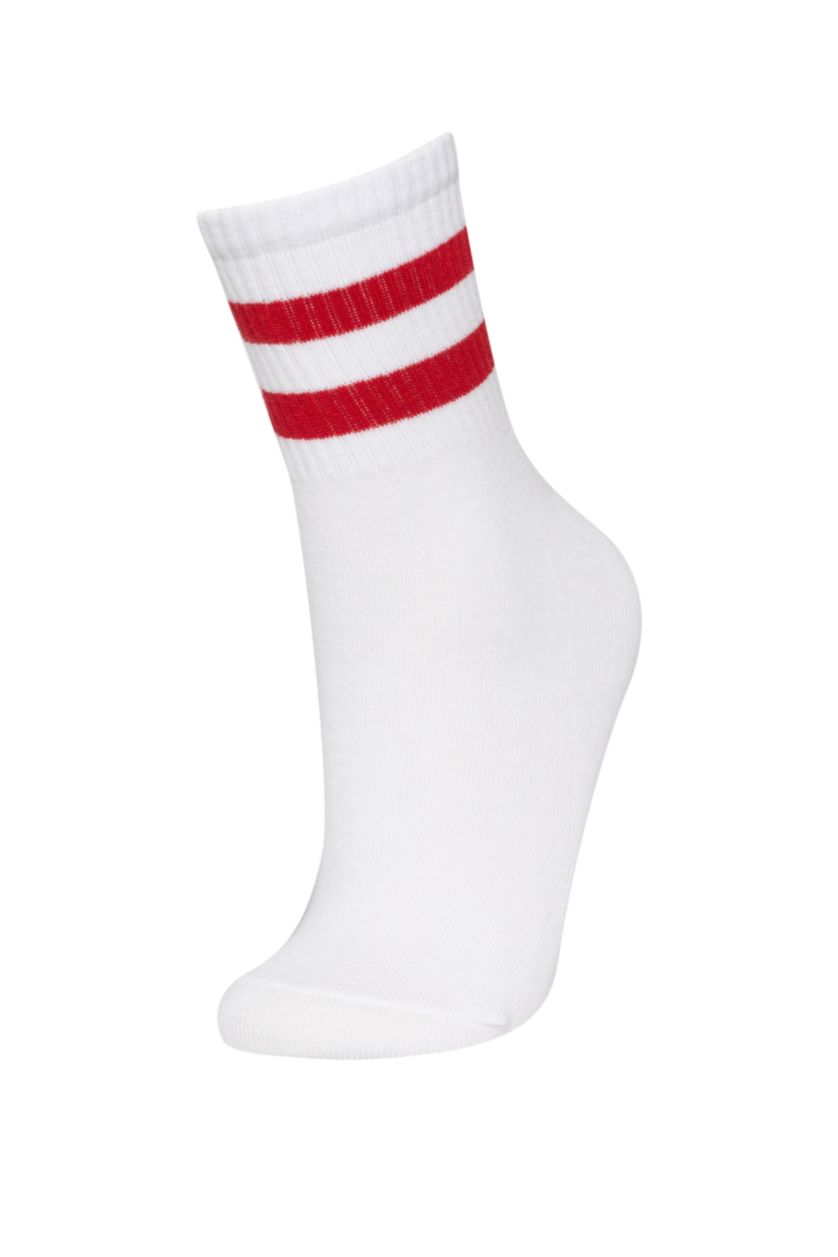 Erkek Kırmızı 2'li Pamuklu Soket Çorap