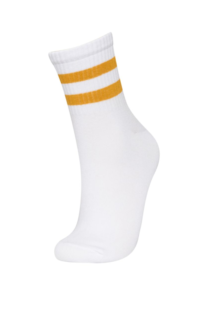 Men Mustard 2 piece Cotton Short Socks