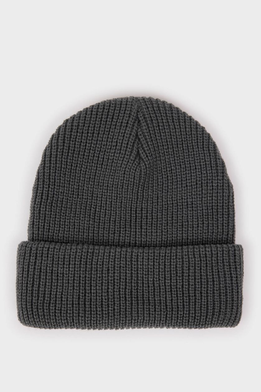 BOYS & TEENS Light Grey Boy Knitted Beanie