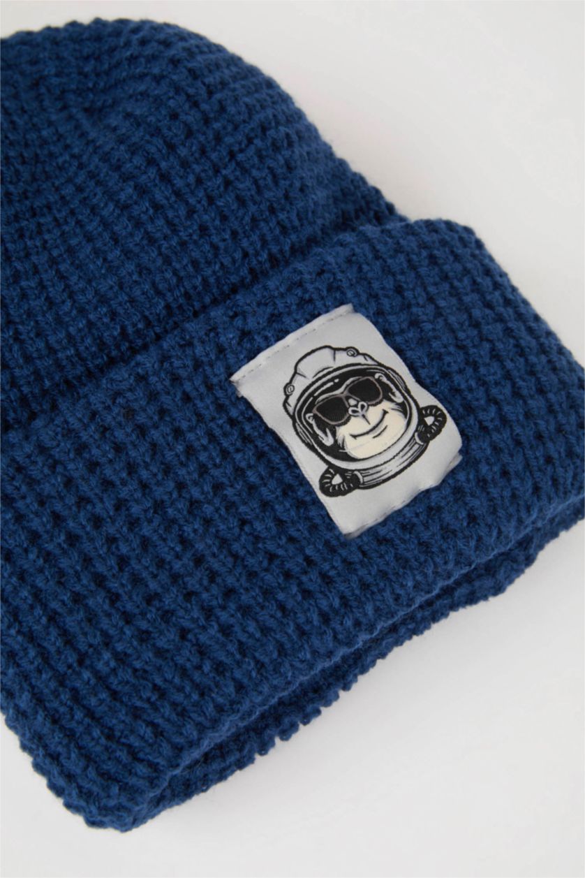 أولاد نيلي غامق كلاو صوف تريكو ولادي