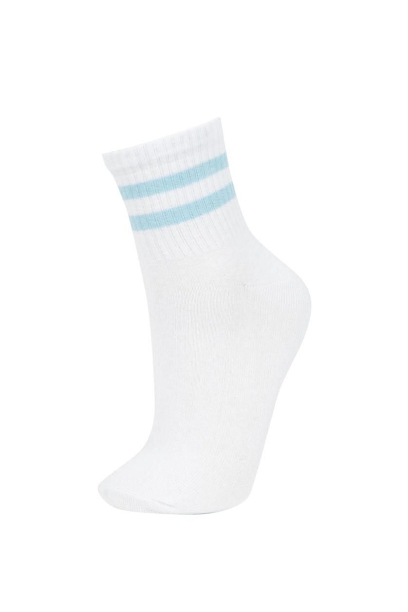 WOMAN Blue Woman 2 Piece Cotton Socks