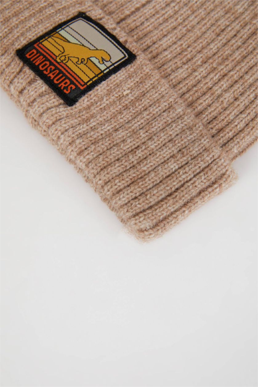 BOYS & TEENS Vison Boy Ribbed Knitted Beanie