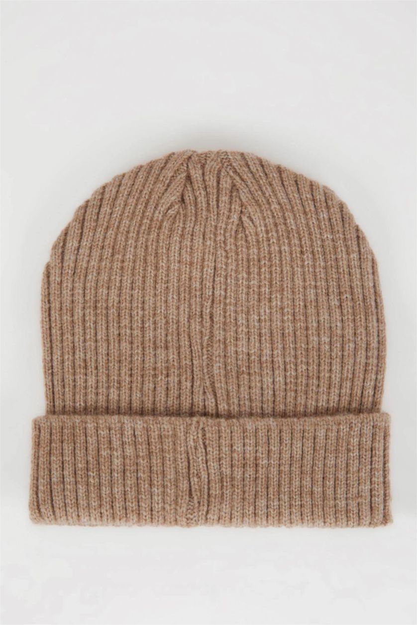 BOYS & TEENS Vison Boy Ribbed Knitted Beanie