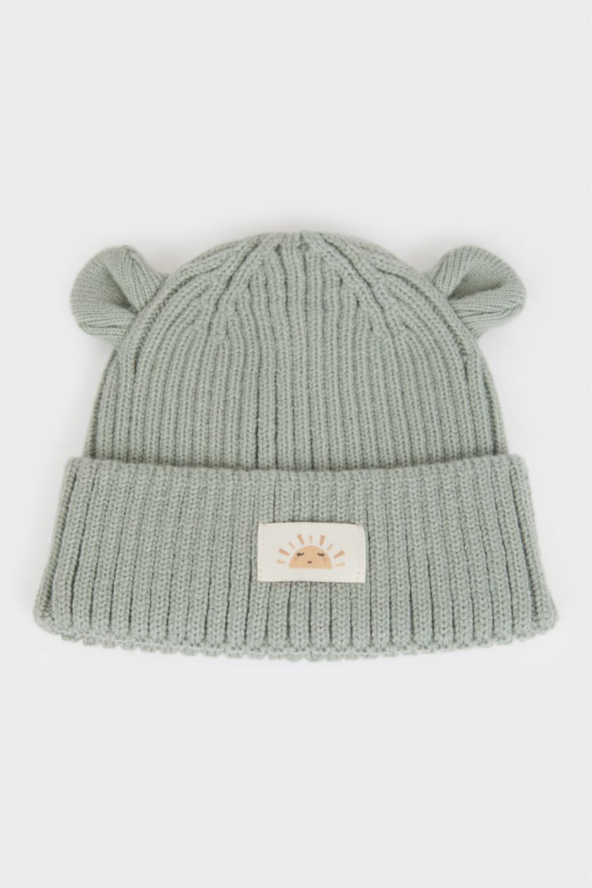 Baby Boy Petrol Baby Boy Knitted Beanie