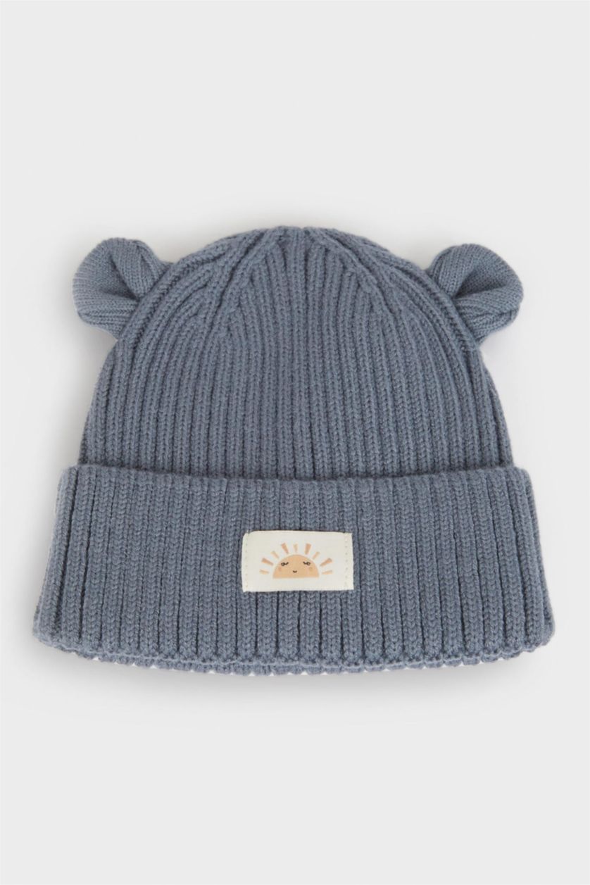 BÉBÉ GARÇON Indigo Bonnet en tricot pour bébé garçon