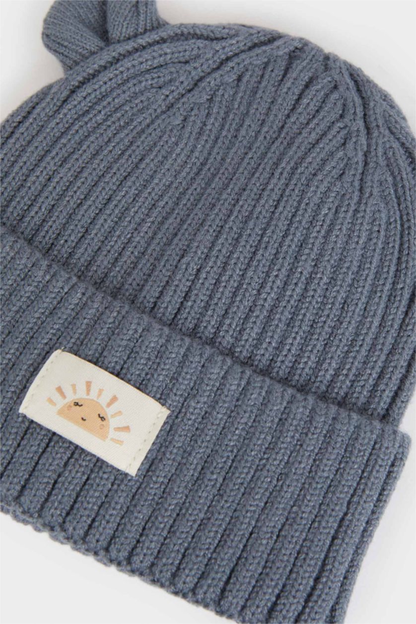 BÉBÉ GARÇON Indigo Bonnet en tricot pour bébé garçon