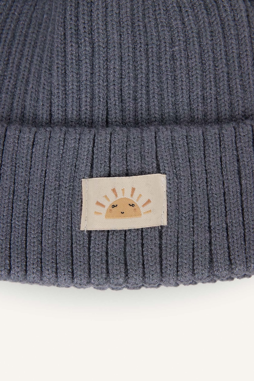 Baby Boys Indigo Baby Boy Knit with Ears Beanie
