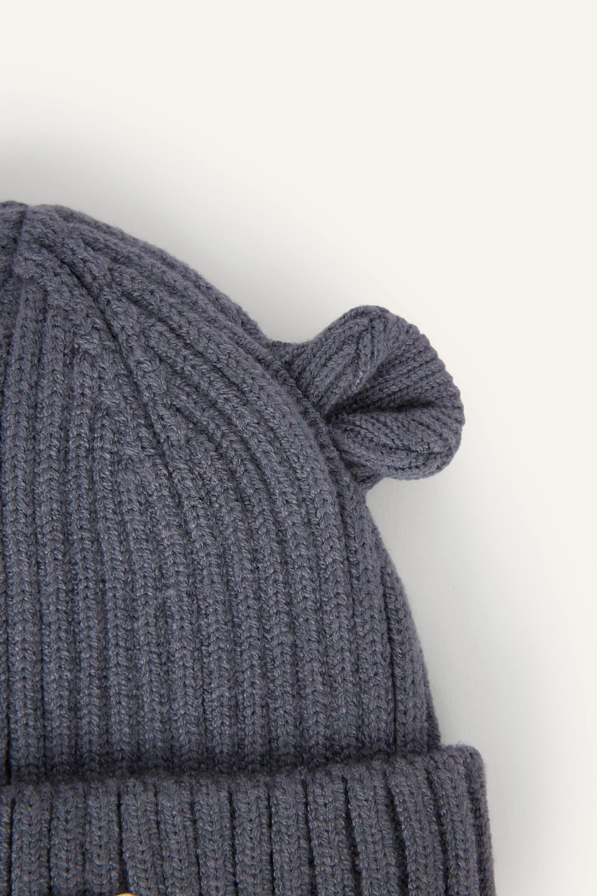 Baby Boys Indigo Baby Boy Knit with Ears Beanie