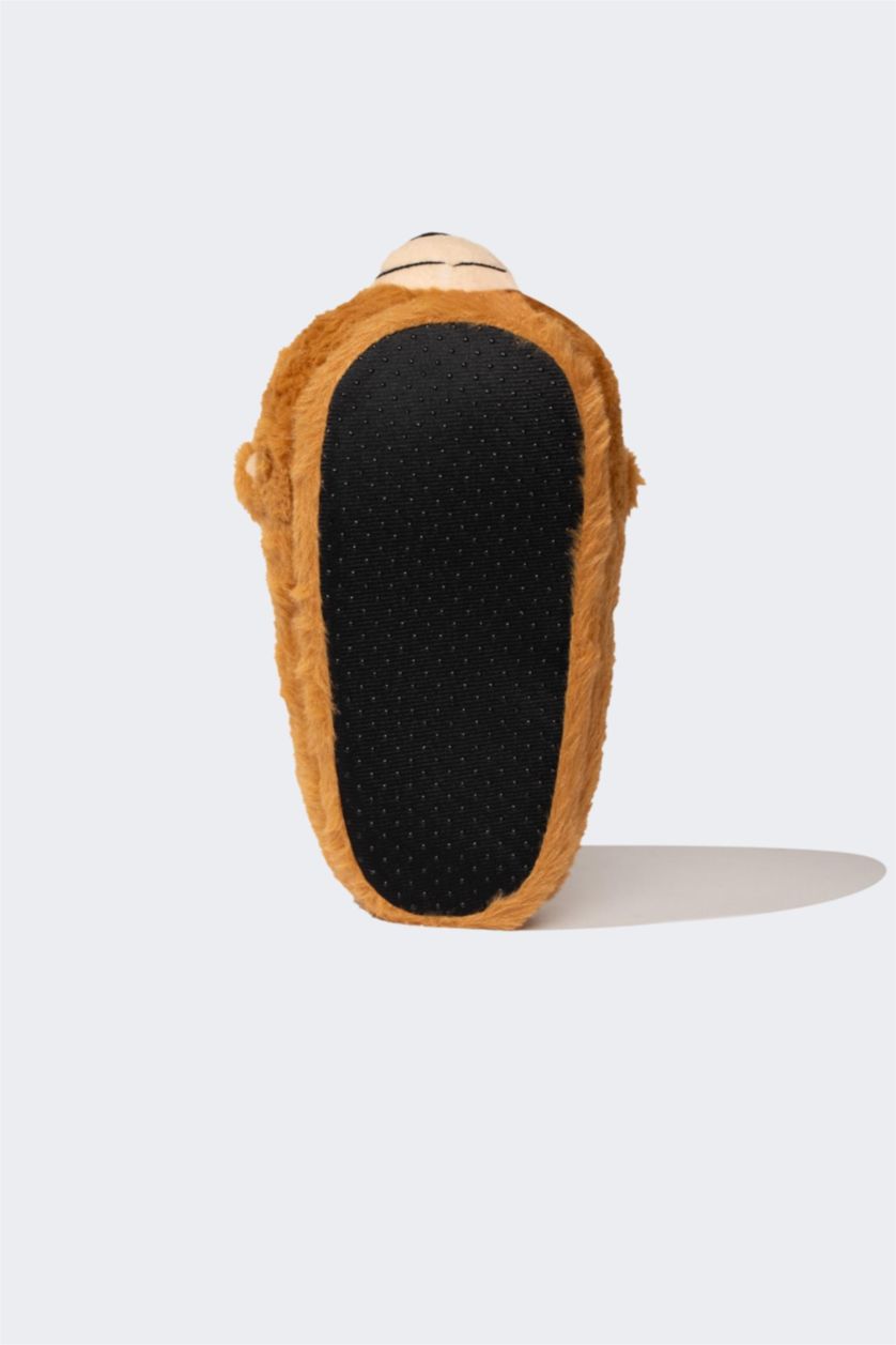 Мальчики и подростки Коричневый Домашние тапочки для мальчиков