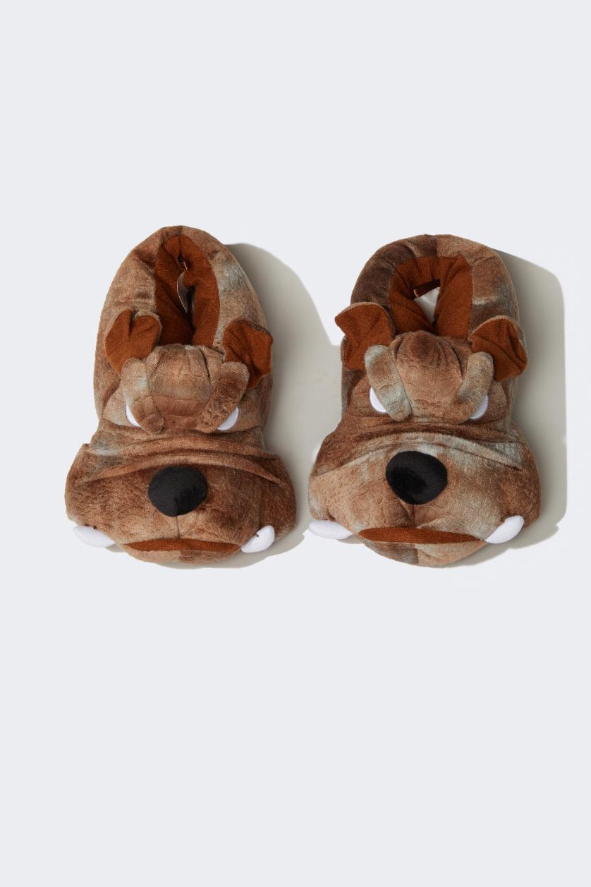 BOYS & TEENS Brown Boy Thick Sole Panduf