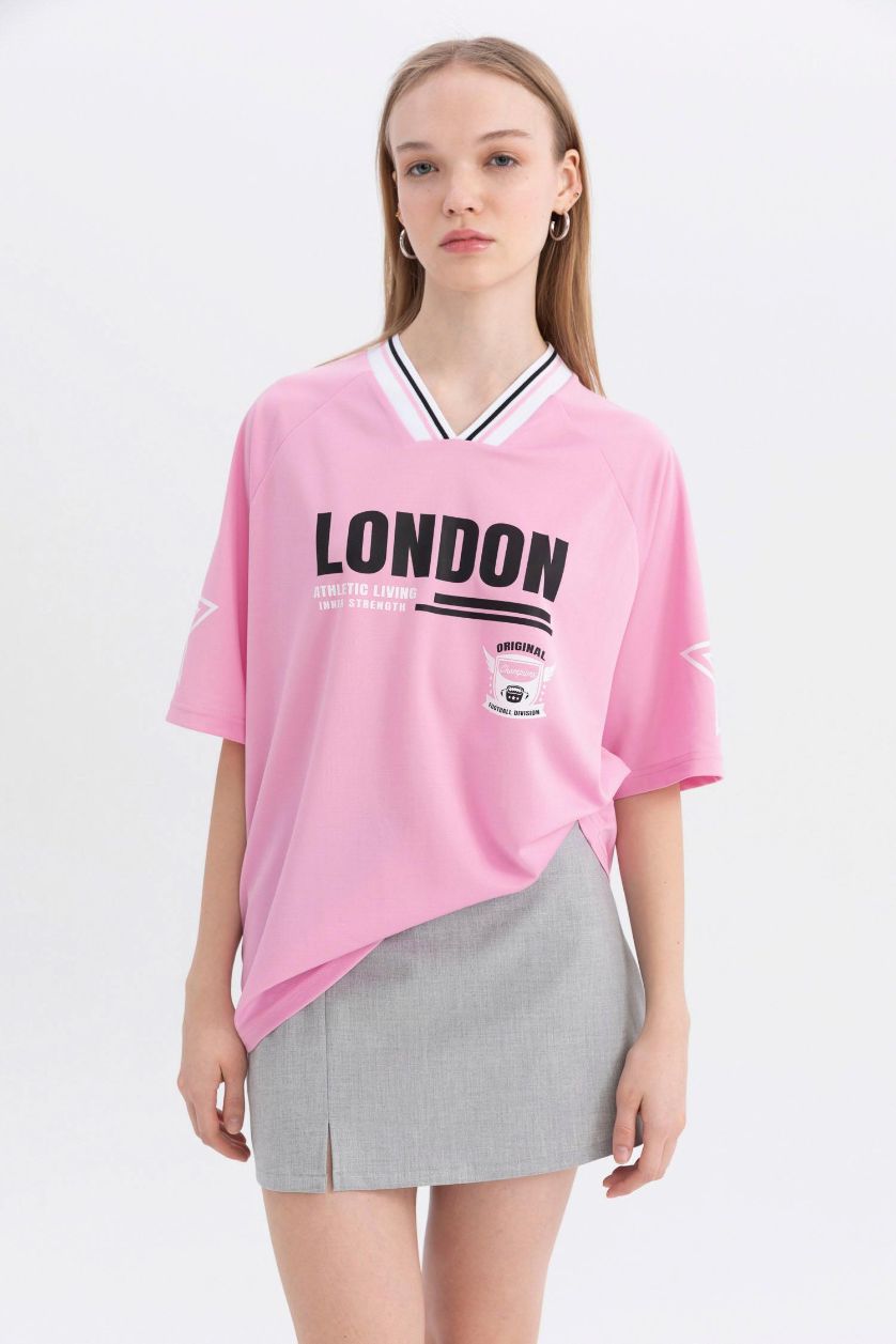 Woman Light Grey Melange Mini Skirt