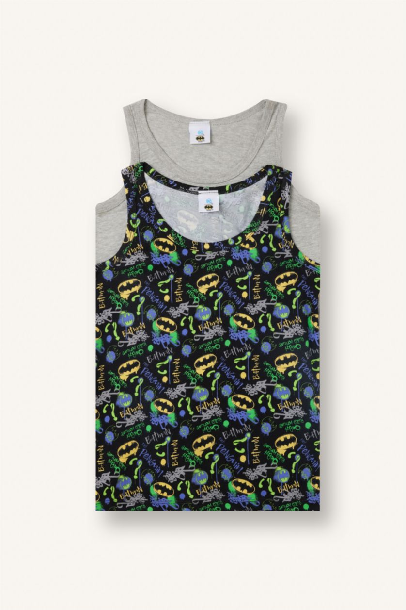 Young Boys - Teen Boys Black Boy 2 piece Regular Fit Batman Licence Tank Top