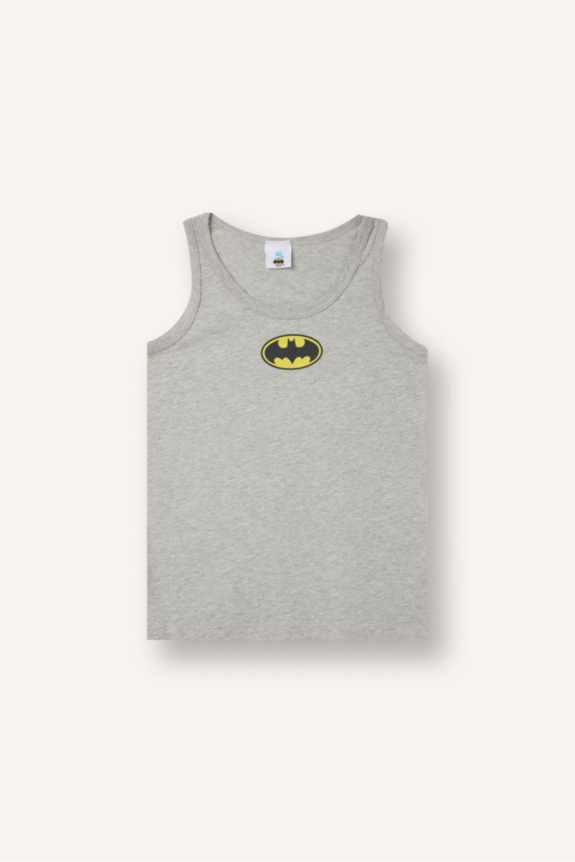 Young Boys - Teen Boys Black Boy 2 piece Regular Fit Batman Licence Tank Top