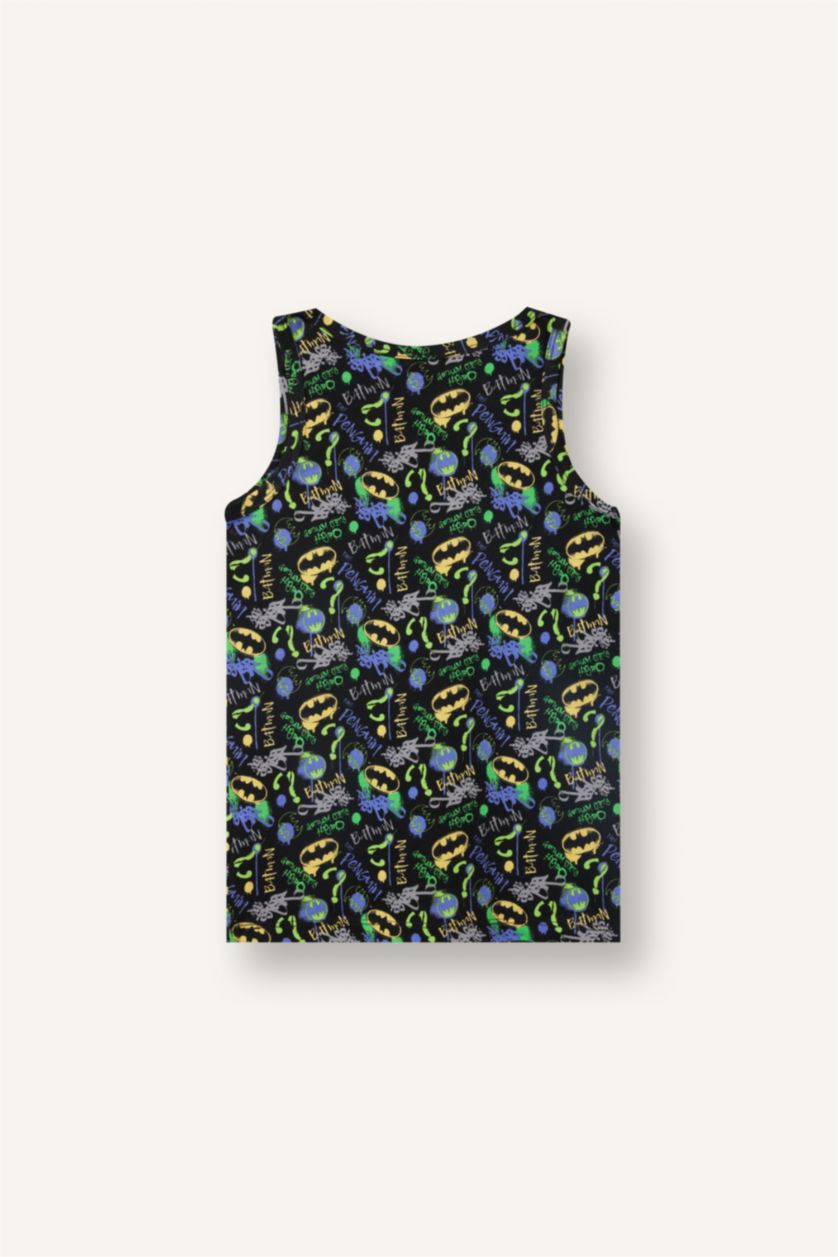 Young Boys - Teen Boys Black Boy 2 piece Regular Fit Batman Licence Tank Top