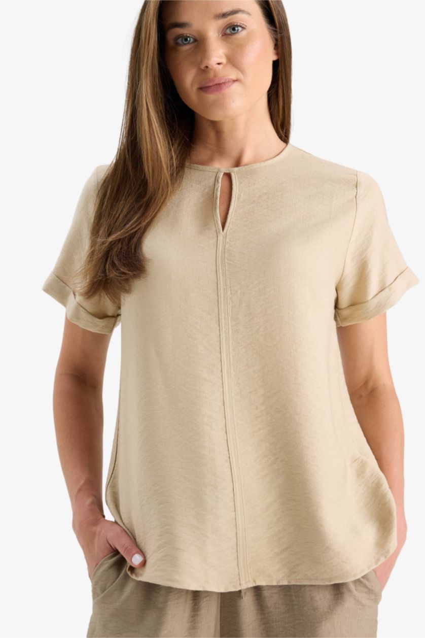 WOMAN Sand Regular Fit