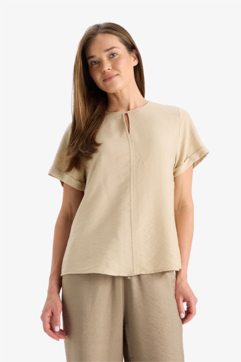 WOMAN Sand Regular Fit