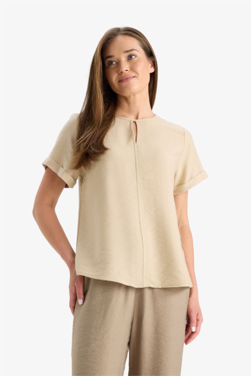 WOMAN Sand Regular Fit