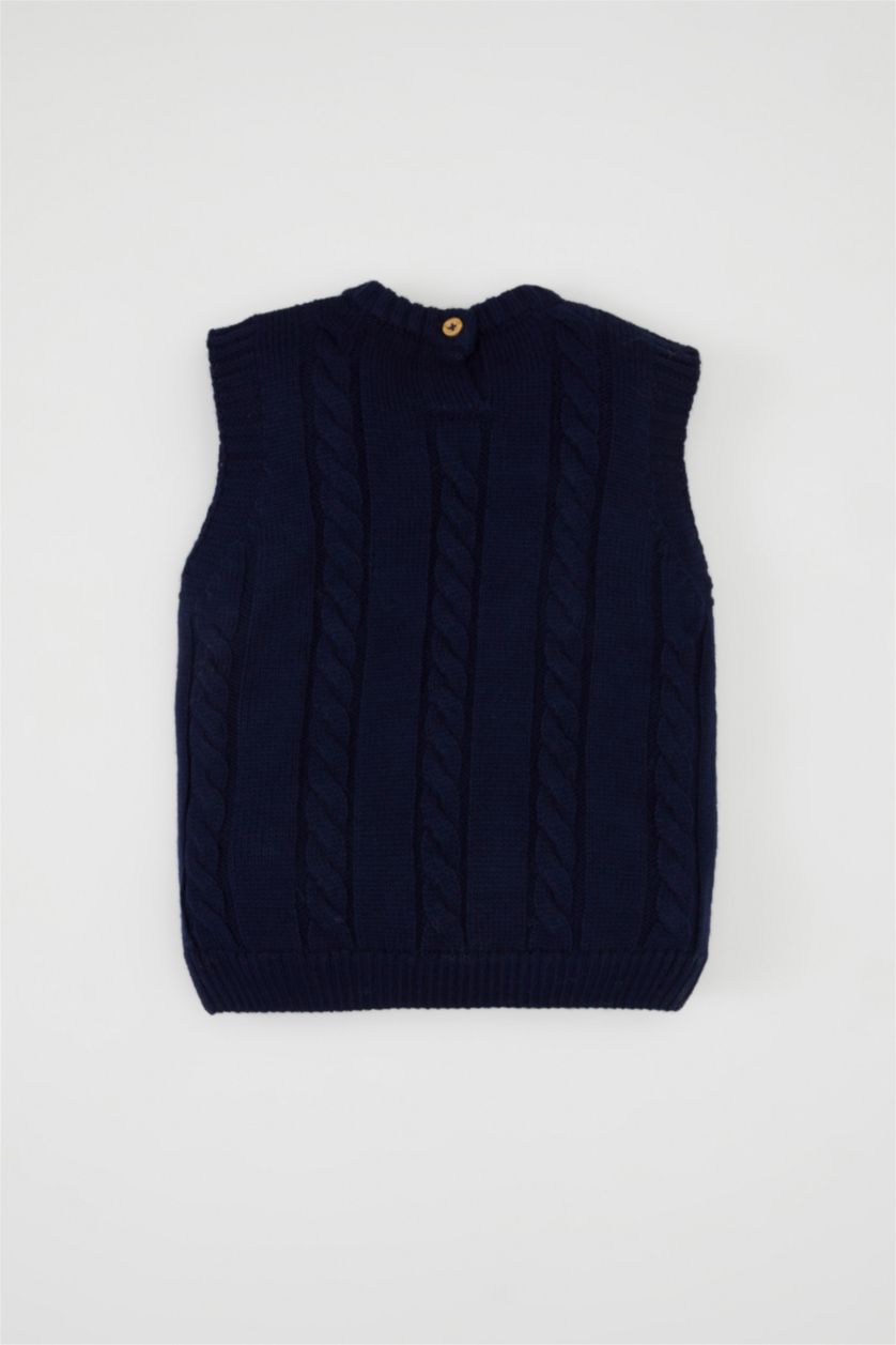 BÉBÉ GARÇON Marin Gilet en tricot à coupe régulière pour BéBé Garçon