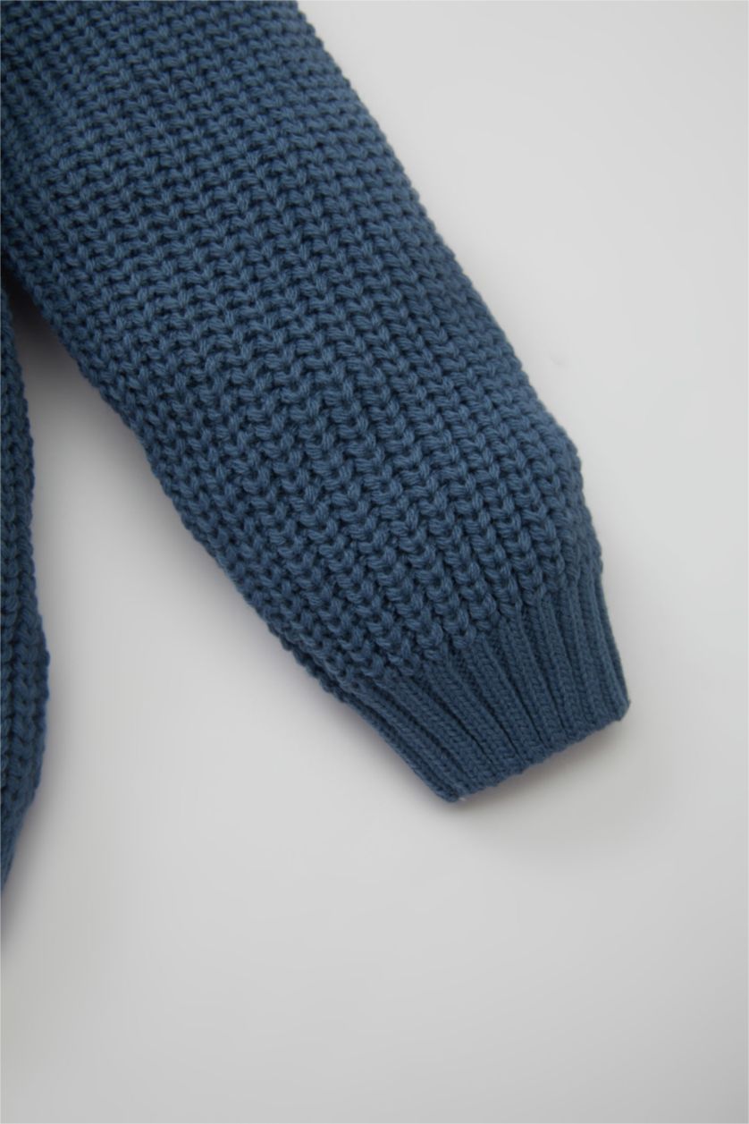 BABY BOY Light Indigo Baby Boy Regular Fit Pullover