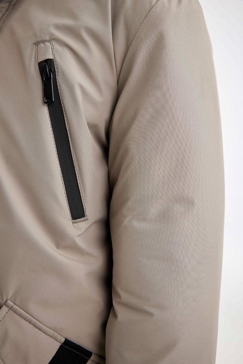 أولادي رمادي جاكيت وتر بروف اولادي بكابيشون وسوسته