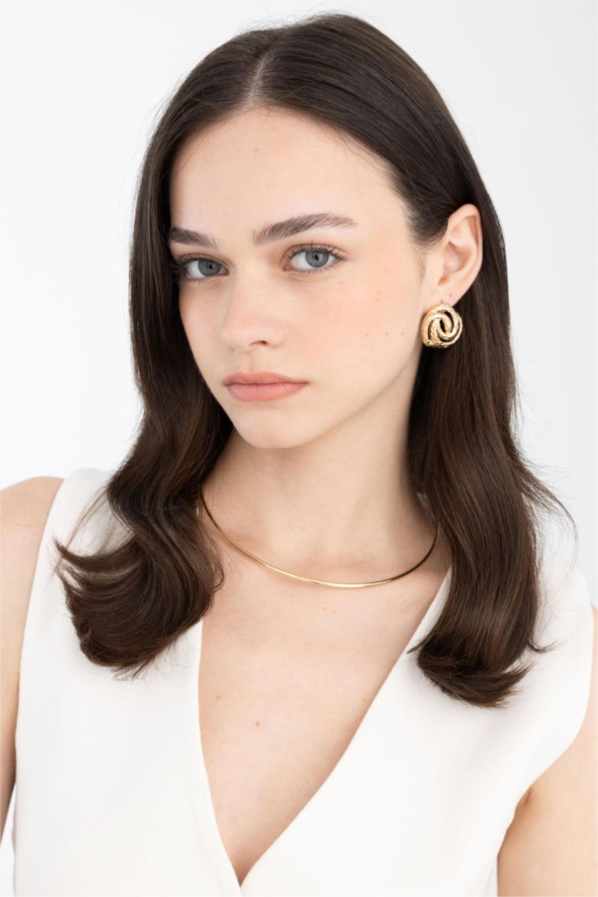 WOMAN Altın Woman Handcuff Gold Necklace