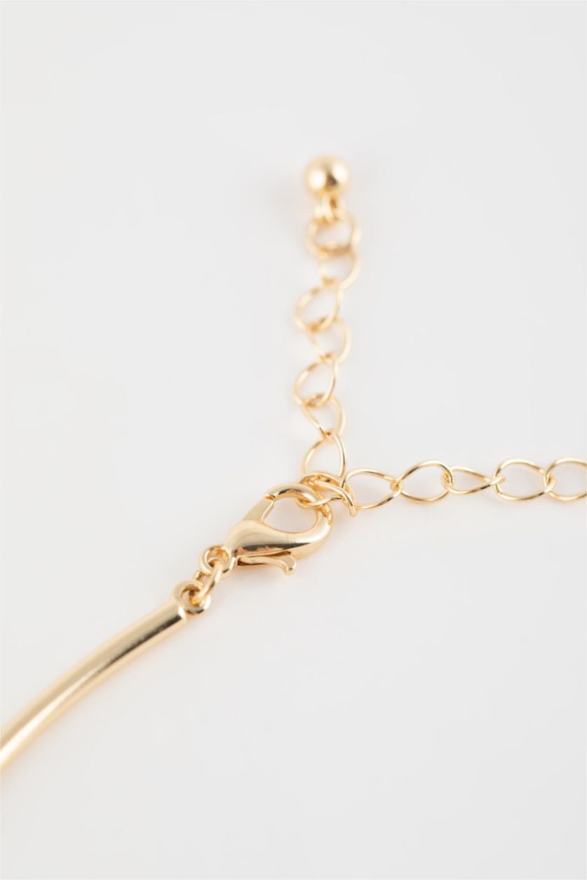 WOMAN Altın Woman Handcuff Gold Necklace