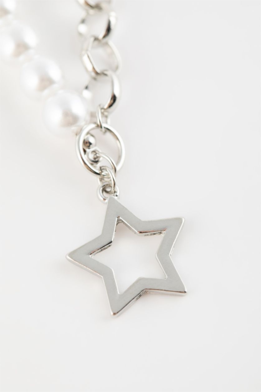 Женщины Серебряный Колье звезда для женщин