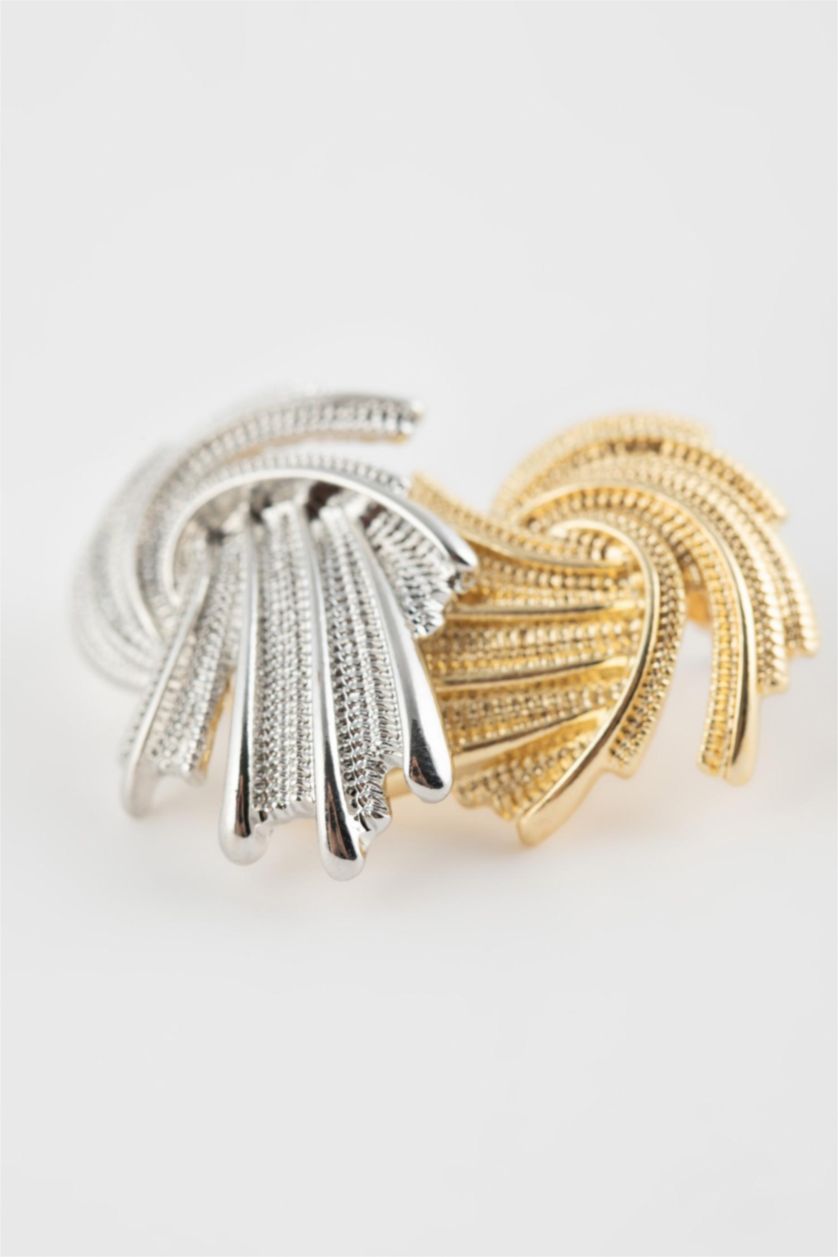 FEMME Altın Lot de 2 paires de boucles d'oreilles pour femme