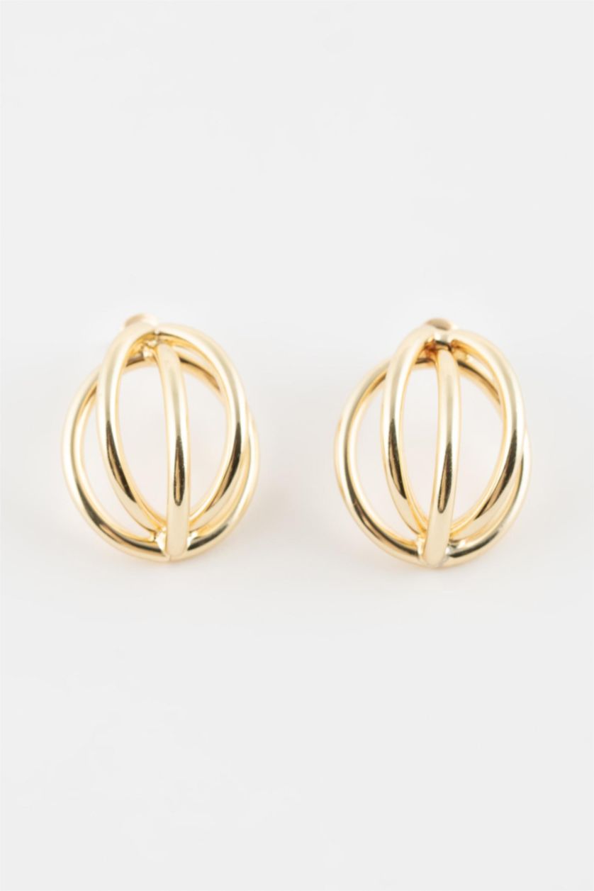 Kadın Altın Kadın Gold Küpe