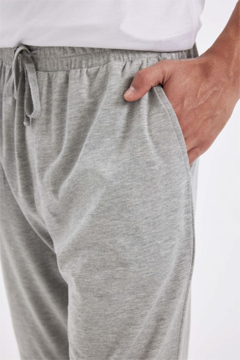 HOMME Gris Short à taille élastique Coupe Régulière