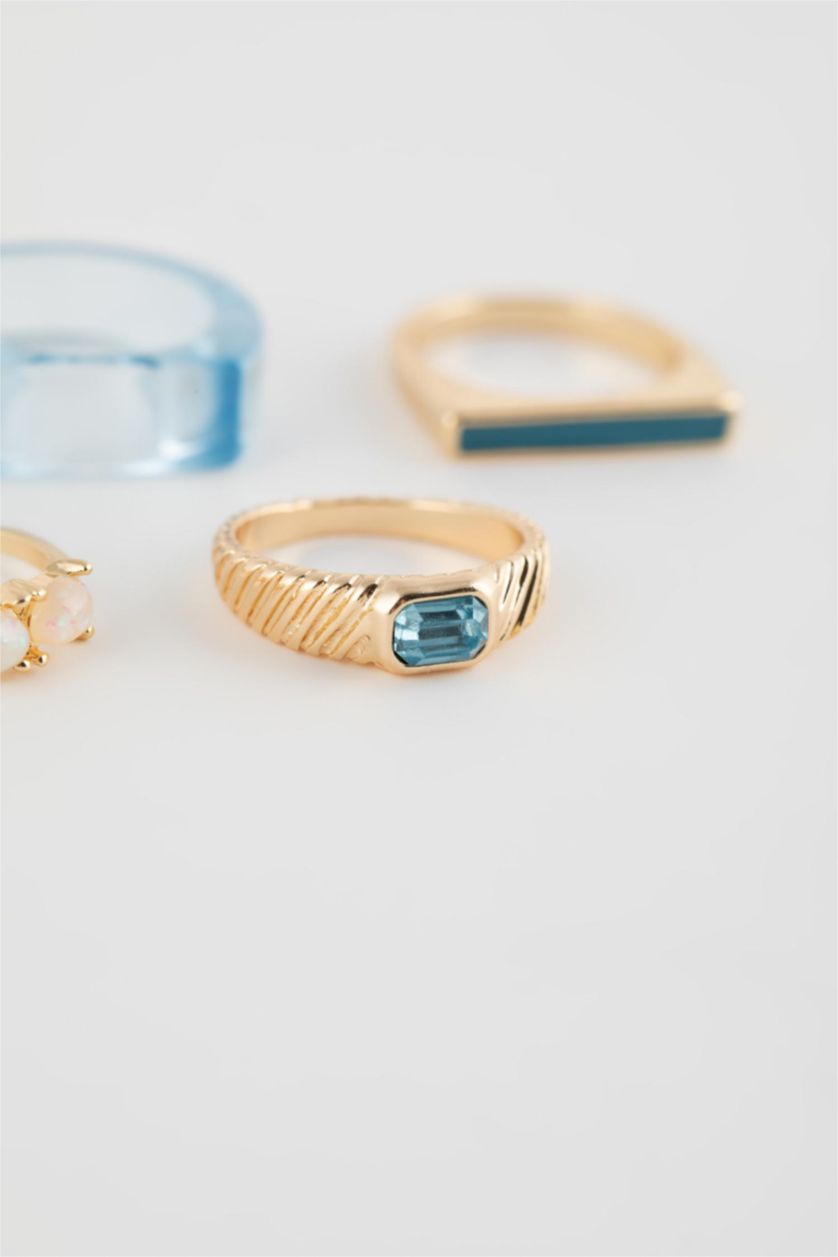 Kadın Karma Kadın 5'li Renkli Yüzük