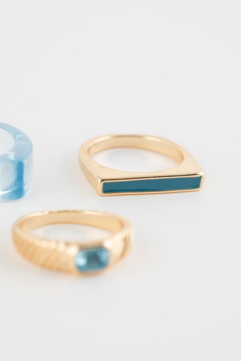 Kadın Karma Kadın 5'li Renkli Yüzük