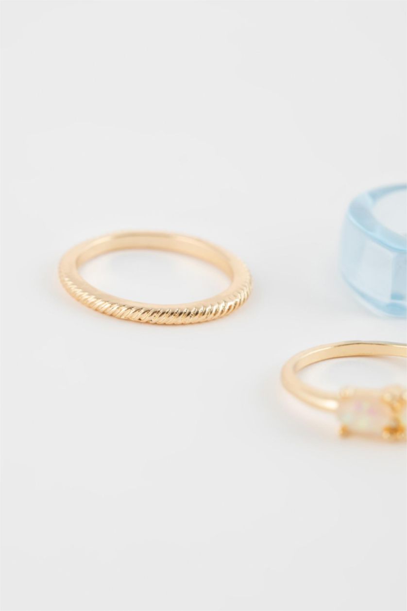 Kadın Karma Kadın 5'li Renkli Yüzük