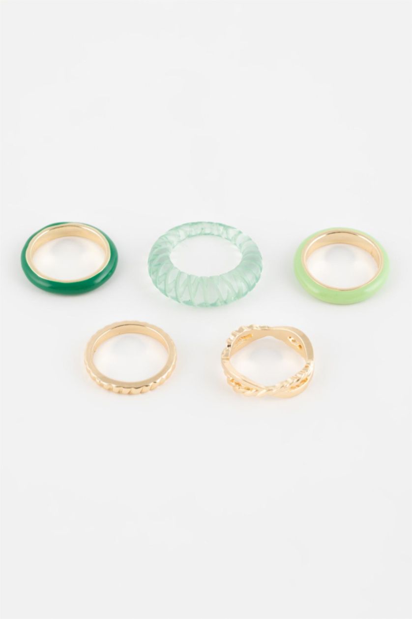 WOMAN MIXED Woman 5 Colorful Rings