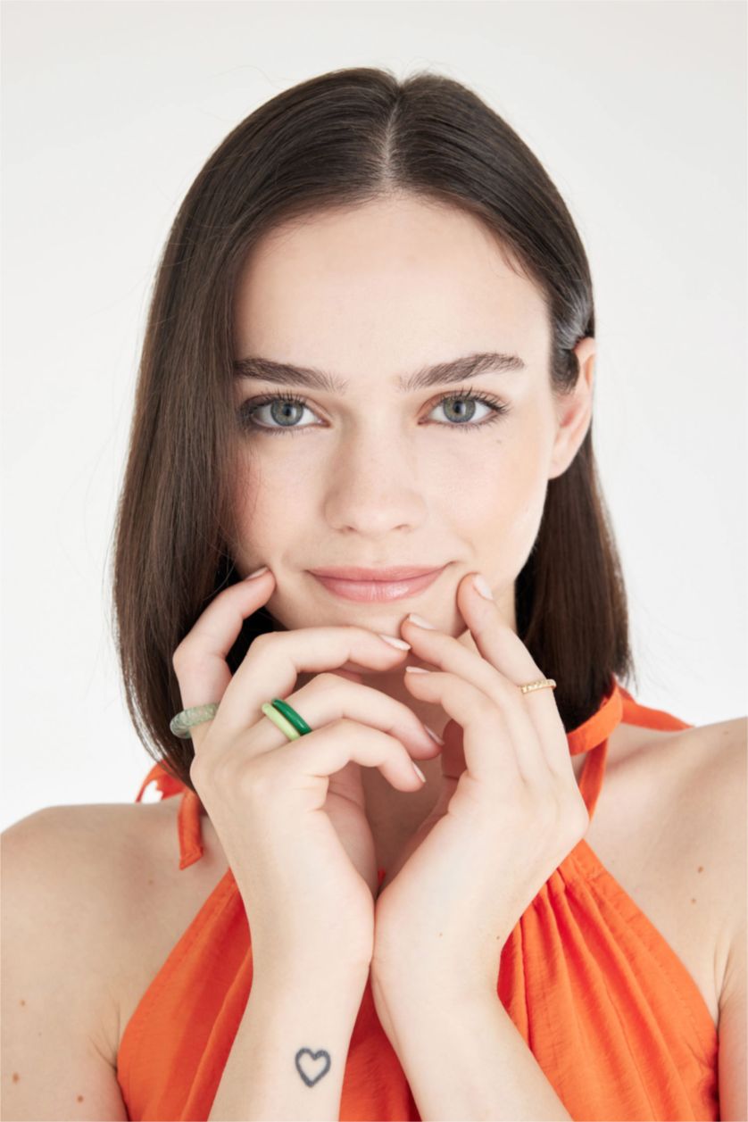 WOMAN MIXED Woman 5 Colorful Rings