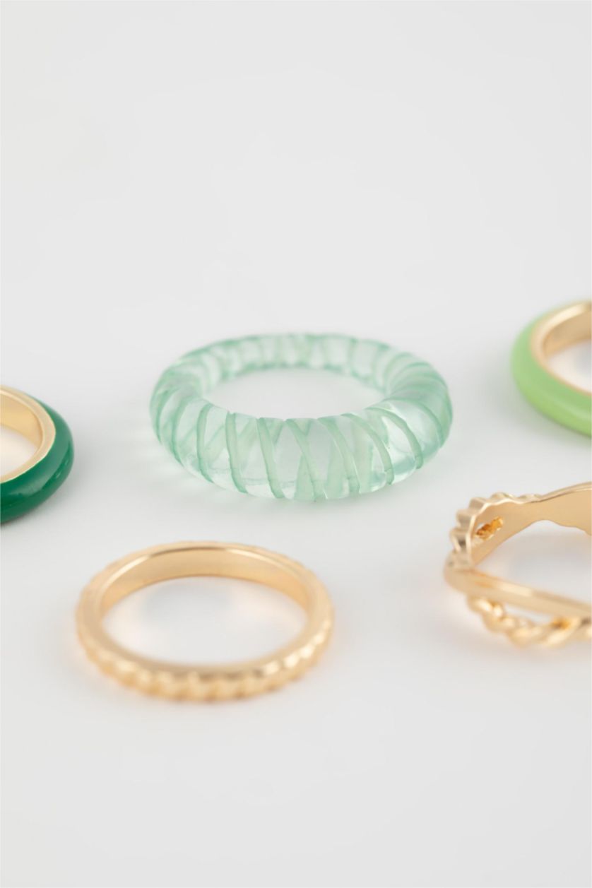 WOMAN MIXED Woman 5 Colorful Rings